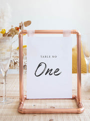 Wedding table number 
