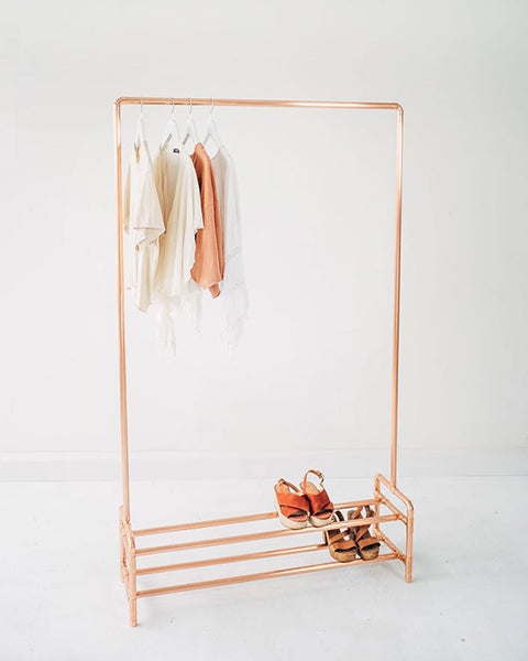 Clothing Rail Storage Ideas for the bedroom