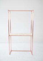 Copper and Birch Plywood Console Table with Frame - Little Deer