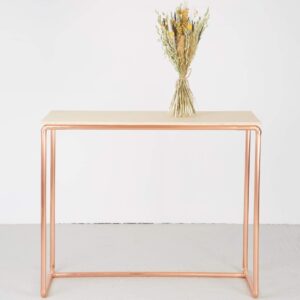 Copper and Birch Plywood Desk - Little Deer