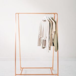 Copper Pipe A Frame Clothing Rail / Garment Rack / Clothes Storage - Little Deer