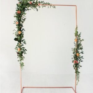 Copper Wedding Backdrop Frame Arch for Flowers & Garlands - Little Deer