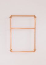 Wall Mounted Copper & Brass Hanging Rack Storage Unit Display - Little Deer